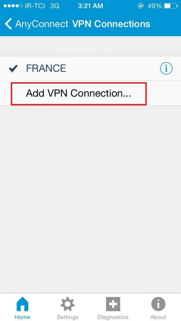 فیلترشکن Cisco در آیفون و آیپاد