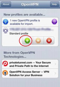 فیلتر شکن OpenVPN در آیفون و آیپاد
