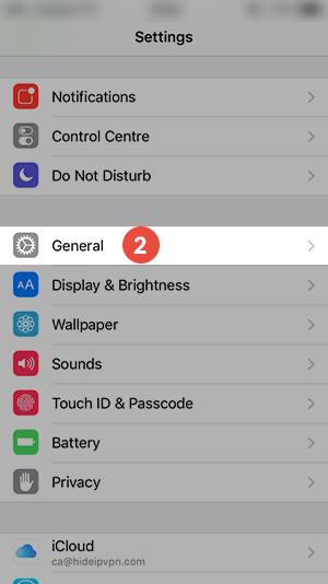 آموزش اتصال به L2TP وی پی ان در آیفون و آیپاد