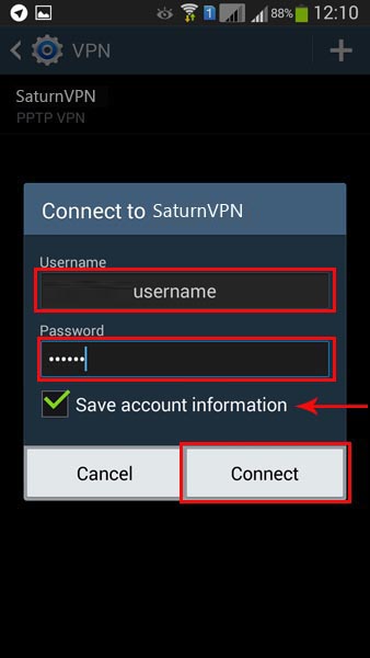 آموزش اتصال به وی پی ان PPTP بر روی آندروید