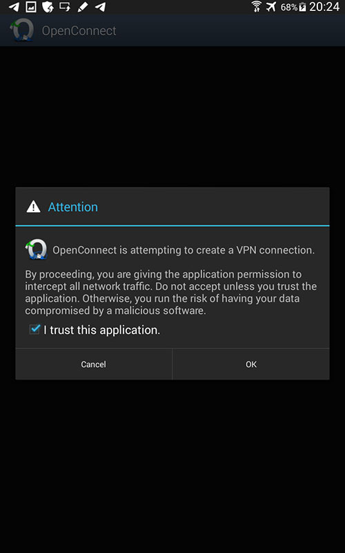آموزش اتصال به Cisco OpenConnect بر روی آندروید